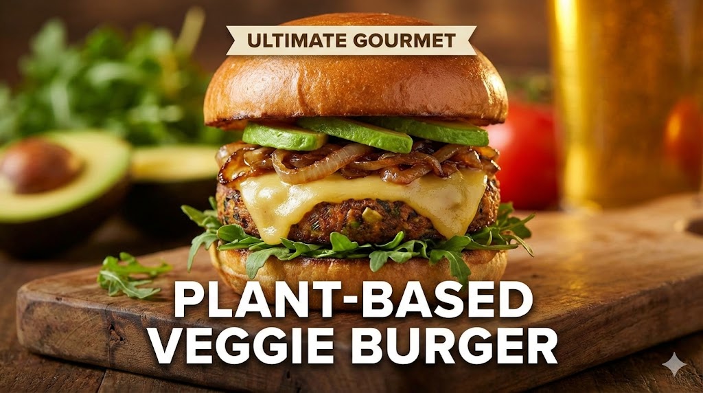 Ultimate Gourmet Plant-Based Veggie Burger