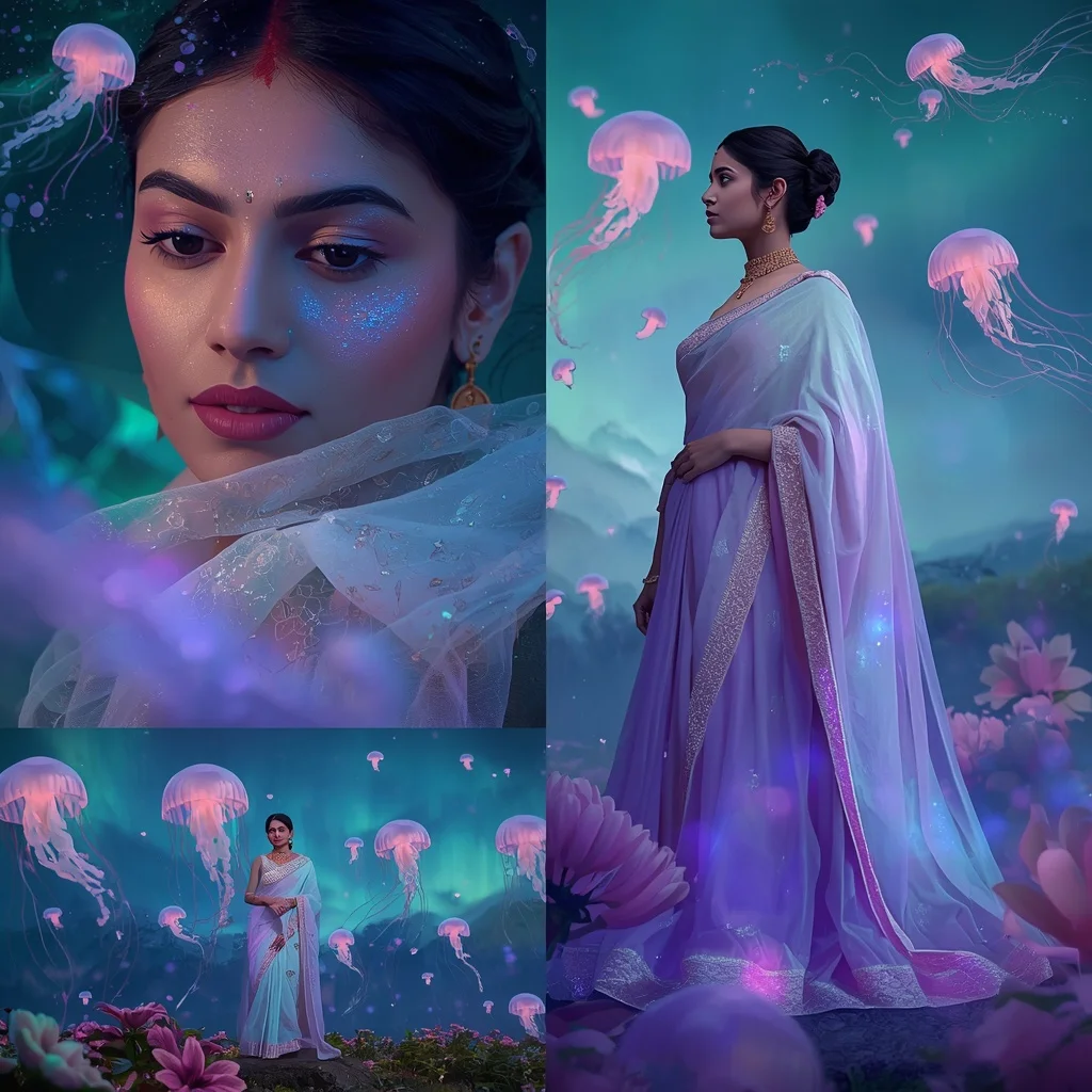 Saree Prompts
